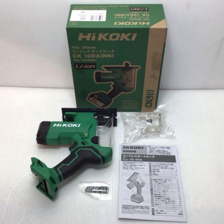  HiKOKI ハイコーキ ボードカッタ 未使用品(S) J250052 CK18DA(NN) グリーン