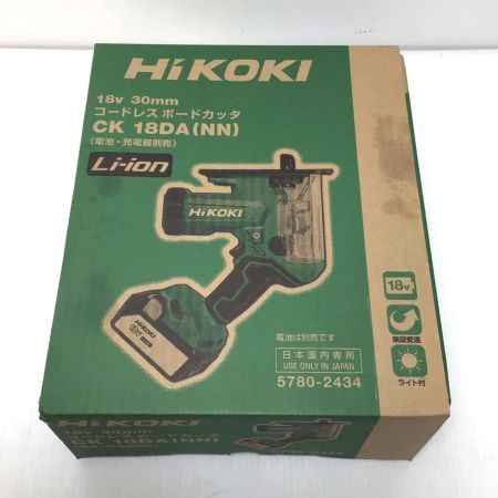  HiKOKI ハイコーキ ボードカッタ 未使用品(S) J250052 CK18DA(NN) グリーン
