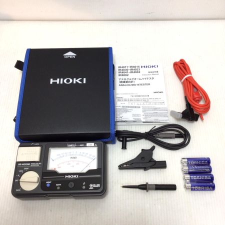  HIOKI 絶縁抵抗計 未使用品(S) 付属品完備 250517095 IR4032-11