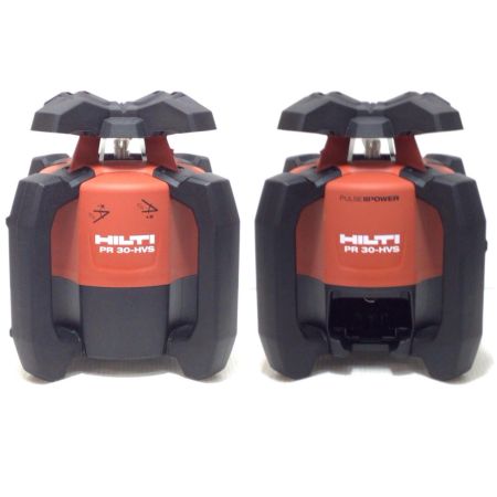  Hilti ヒルティ 屋外用回転レーザーレベル 程度B 充電器・充電池1個・受光器・ケース付 332200544 PR30HV-S レッド