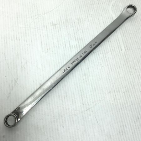  Snap-on スナップオン ハンドツール 両口メガネレンチ 程度B キズ有 XDHM1417