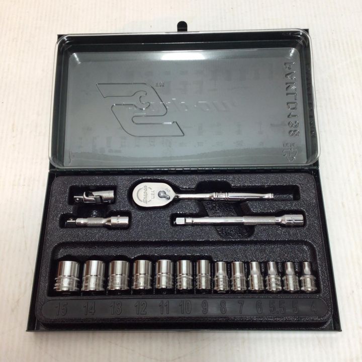 Snap-on スナップオン ソケットレンチセット 程度A ケース付 - 中古