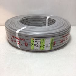 ΘΘ YAZAKI VVFケーブル 未使用品(S) 3芯 2.0mm×100m 2025年10月(令和7年) Sランク