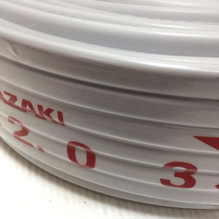  YAZAKI VVFケーブル 未使用品(S) 3芯 2.0mm×100m 2025年10月(令和7年)