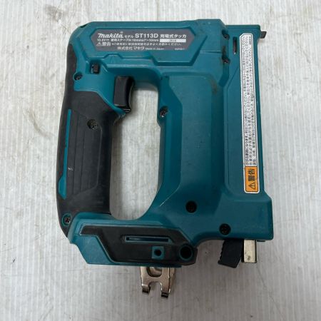  MAKITA マキタ 電動タッカ 本体のみ 10.8v ST113D ブルー