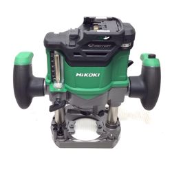 ΘΘ HiKOKI ハイコーキ ルーター 程度A システムケース4付 コードレス式 36v M3612DA グリーン Aランク