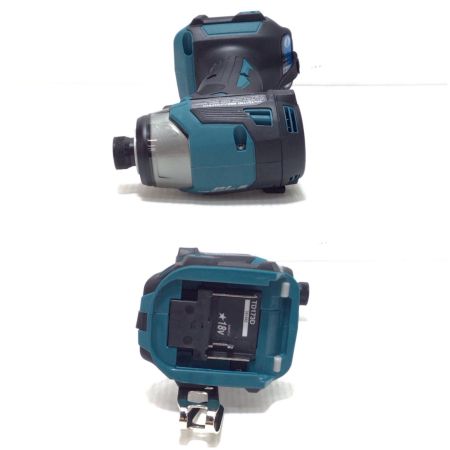  MAKITA マキタ インパクトドライバ 未使用品(S) 充電器・充電池2個・ケース付 コードレス式 18v 6.0Ah 741442 TD173DRGX ブルー