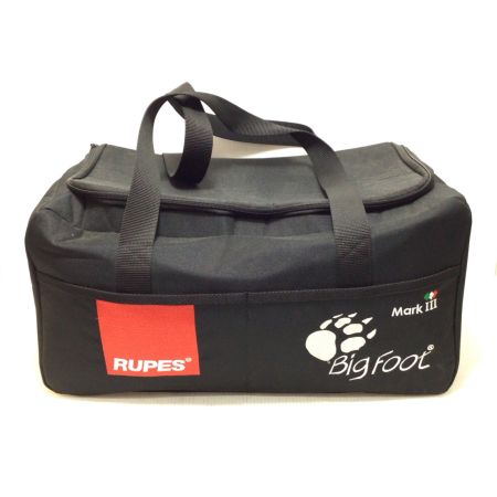  RUPES ポリッシャー 程度B 保管バッグ・取説・替パッド・ベルト・洗剤 コード式 00163 LHR21Ⅲ ブラック