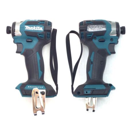  MAKITA マキタ インパクトドライバ 未使用品(S) 充電器・充電池2個・ケース付 コードレス式 18v 741449 TD173DRGX ブルー