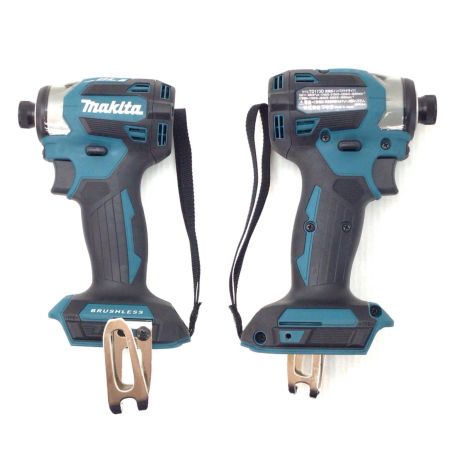  MAKITA マキタ インパクトドライバ 未使用品(S) 充電器・充電池2個・ケース付 コードレス式 18v 708012 TD173DRGX ブルー