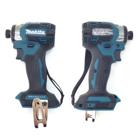  MAKITA マキタ インパクトドライバ 未使用品(S) 充電器・充電池2個・ケース付 コードレス式 18v 725986 TD173DRGX ブルー