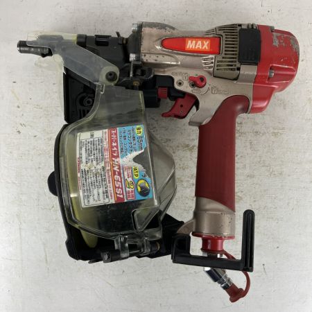 ЗЗ MAX マックス 65mm 高圧 エア釘打ち機 HN-65S1 レッド