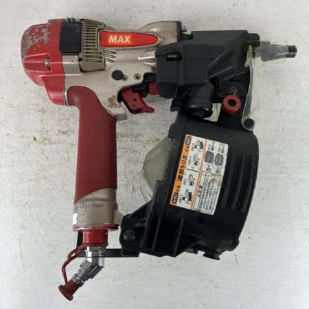 ЗЗ MAX マックス 65mm 高圧 エア釘打ち機 HN-65S1 レッド