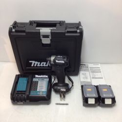 ΘΘ MAKITA マキタ インパクトドライバ 未使用品(S) 充電器・充電池2個・ケース付 コードレス式 18v 6.0Ah 729529 TD173DRGX ブラック Sランク