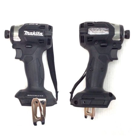  MAKITA マキタ インパクトドライバ 未使用品(S) 充電器・充電池2個・ケース付 コードレス式 18v 6.0Ah 729529 TD173DRGX ブラック
