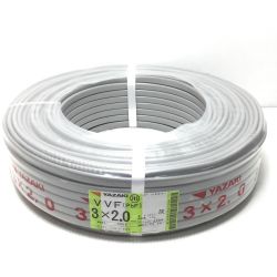 ΘΘ YAZAKI VVFケーブル 未使用品(S) 3芯 2.0mm×100m 2024年8月(令和6年) Sランク