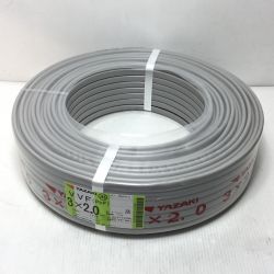 ΘΘ YAZAKI VVFケーブル 未使用品(S) 3芯 2.0mm×100m 2025年6月(令和7年) Sランク