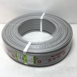 ΘΘ YAZAKI VVFケーブル 未使用品(S) 3芯 2.0mm×100m 2025年6月(令和7年) Sランク