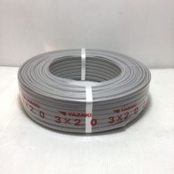 ΘΘ YAZAKI VVFケーブル 未使用品(S) 3芯 2.0mm×100m 2025年6月(令和7年) Sランク