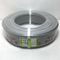 ΘΘ YAZAKI VVFケーブル 未使用品(S) 3芯 2.0mm×100m 2024年6月(令和6年) Sランク