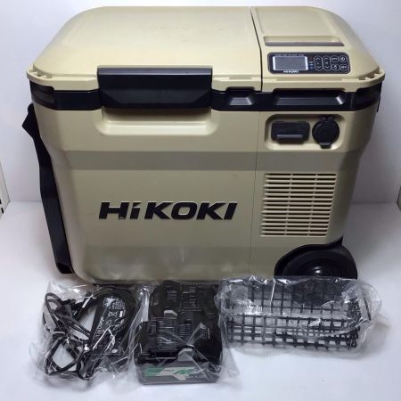  HiKOKI ハイコーキ コードレス冷温庫 程度B ACアダプタ・充電池2個付 コードレス式 431585 UL18DC ベージュ
