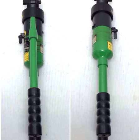  CACTUS 手動油圧式圧着工具 程度B 受ダイス5個・押ダイス3個・取説・ケース付 2577 S-150E グリーン