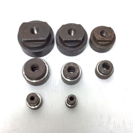  CACTUS 手動油圧式パンチャー 程度B コマ8個(B70・A63・51×2・39・31・25・19)・ボルト2本・スリーブ3個・ケース付 CP-3