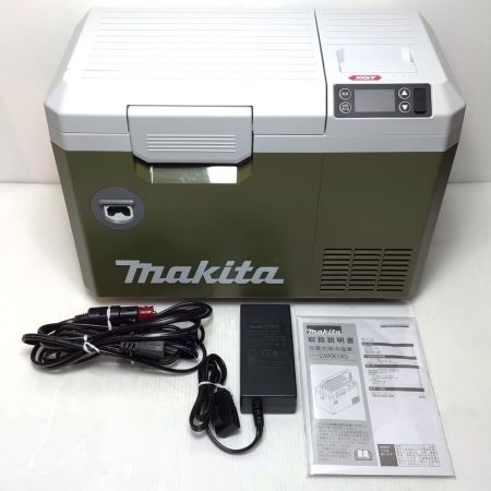  MAKITA マキタ 保冷温庫 程度B ACアダプター・シガーソケット用コード・取説付 コードレス式 7L CW003G オリーブ