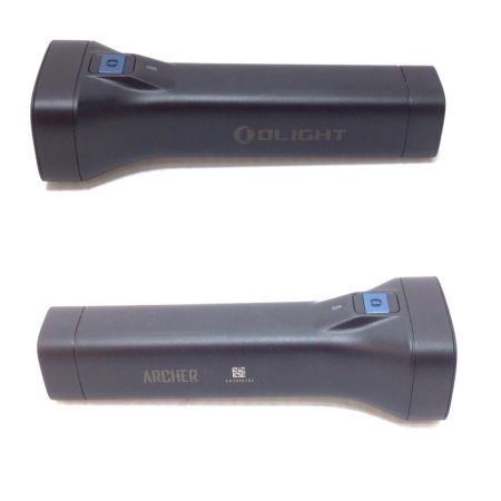  OLIGHT 懐中電灯 程度A 充電ケーブル・ホルダー付 LA2000392 美品 ARCHER ブラック