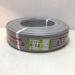 ΘΘ YAZAKI VVFケーブル 未使用品(S) 3芯 2.0mm×100m 2025年10月(令和7年) Sランク