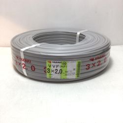 ΘΘ YAZAKI VVFケーブル 未使用品(S) 3芯 2.0mm×100m 2025年10月(令和7年) Sランク