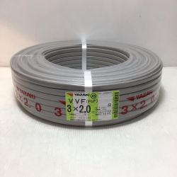 ΘΘ YAZAKI VVFケーブル 未使用品(S) 3芯 2.0mm×100m 2025年9月(令和7年) Sランク