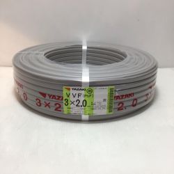 ΘΘ YAZAKI VVFケーブル 未使用品(S) 3芯 2.0mm×100m 2025年9月(令和7年) Sランク