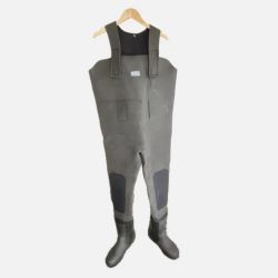 ΘΘ 弘進ゴム ネオプレン胴付長 程度B L 27.0cm 水漏れ未チェック ブラック Bランク