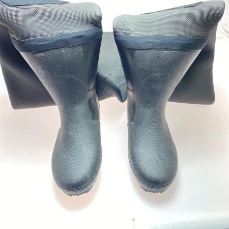  弘進ゴム ネオプレン胴付長 程度B L 27.0cm 水漏れ未チェック ブラック