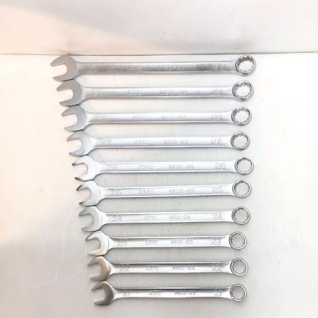  KTC ケーティーシー コンビネーションレンチセット 程度B 10本セット MS2-30.29.28.27.26.25.24.23.22.21