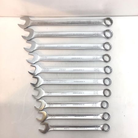  KTC ケーティーシー コンビネーションレンチセット 程度B 10本セット MS2-30.29.28.27.26.25.24.23.22.21