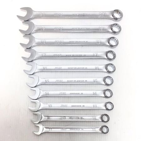  KTC ケーティーシー コンビネーションレンチセット 程度B MS2-20.19.18.17.16.15.14.13.12.11