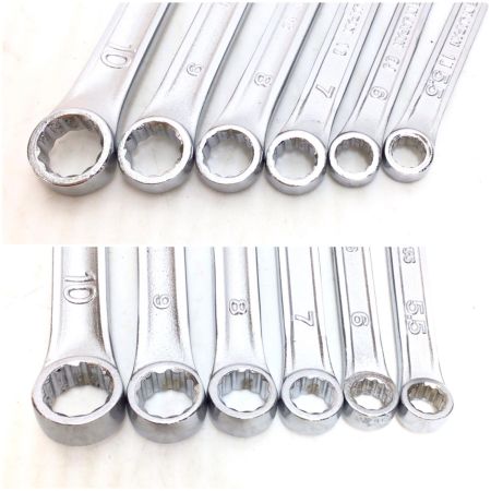  KTC ケーティーシー コンビネーションレンチセット 程度B MS2-10,9,8,7,6,5.5