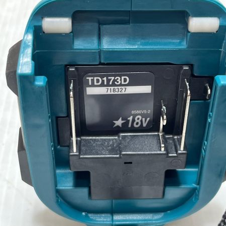 MAKITA マキタ インパクトドライバ 18v  TD173D ブルー