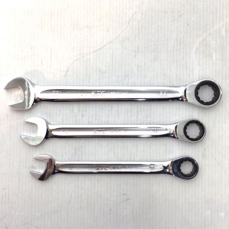  KTC ケーティーシー ラチェットコンビネーションレンチセット 程度B 6本 使用感有 LMSR1-22/19/17/14/12/10