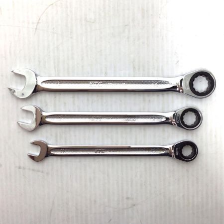  KTC ケーティーシー ラチェットコンビネーションレンチセット 程度B 6本 使用感有 LMSR1-22/19/17/14/12/10