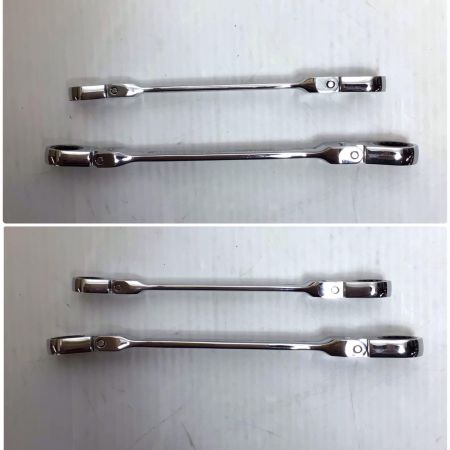  KTC ケーティーシー めがねレンチセット 程度B 4本 使用感有 両頭首振りタイプ LMR1-1719/1214/1012/0810F