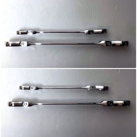  KTC ケーティーシー めがねレンチセット 程度B 4本 使用感有 両頭首振りタイプ LMR1-1719/1214/1012/0810F