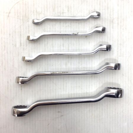  KTC ケーティーシー メガネレンチセット 程度B 5本 使用感有 M5S-1921/1417/1214/1012/0810