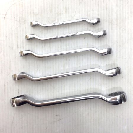  KTC ケーティーシー メガネレンチセット 程度B 5本 使用感有 M5S-1921/1417/1214/1012/0810