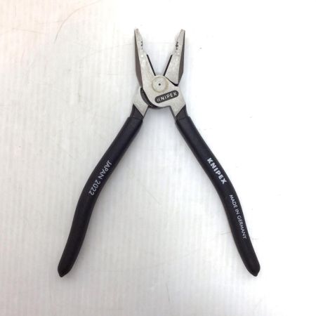  KNIPEX クニペックス ペンチ 程度B JAPAN2022 ブラック