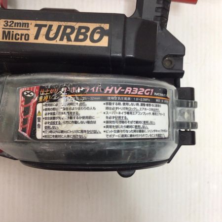  MAX マックス ねじ打ち機  程度B 本体のみ 高圧 25~32mm 098270125 HV-R32G1 レッド