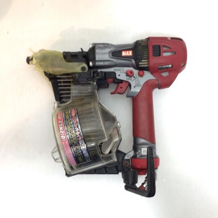  MAX マックス エア釘打ち 程度B 本体のみ 高圧 27~65mm 16C27116F HN-65N2(D) レッド