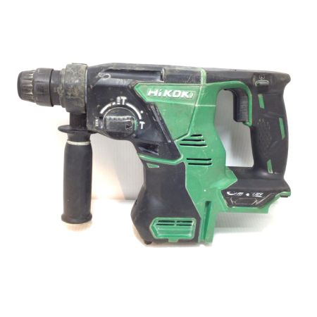  HiKOKI ハイコーキ ロータリハンマドリル 程度C 本体のみ コードレス式 28mm 36v J490575 使用感有 DH36DPA グリーン